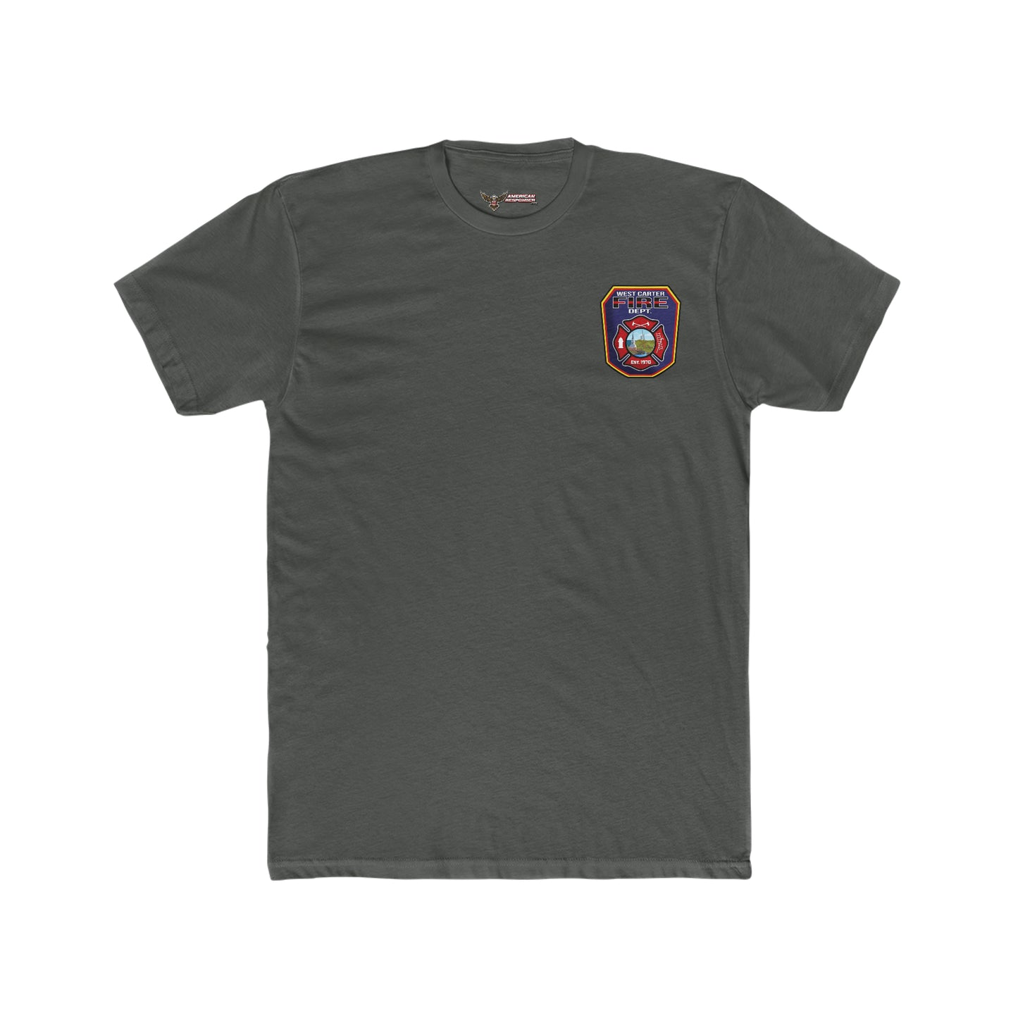 West Carter Fire Dept Cotton Crew Tee - American Responder Designs