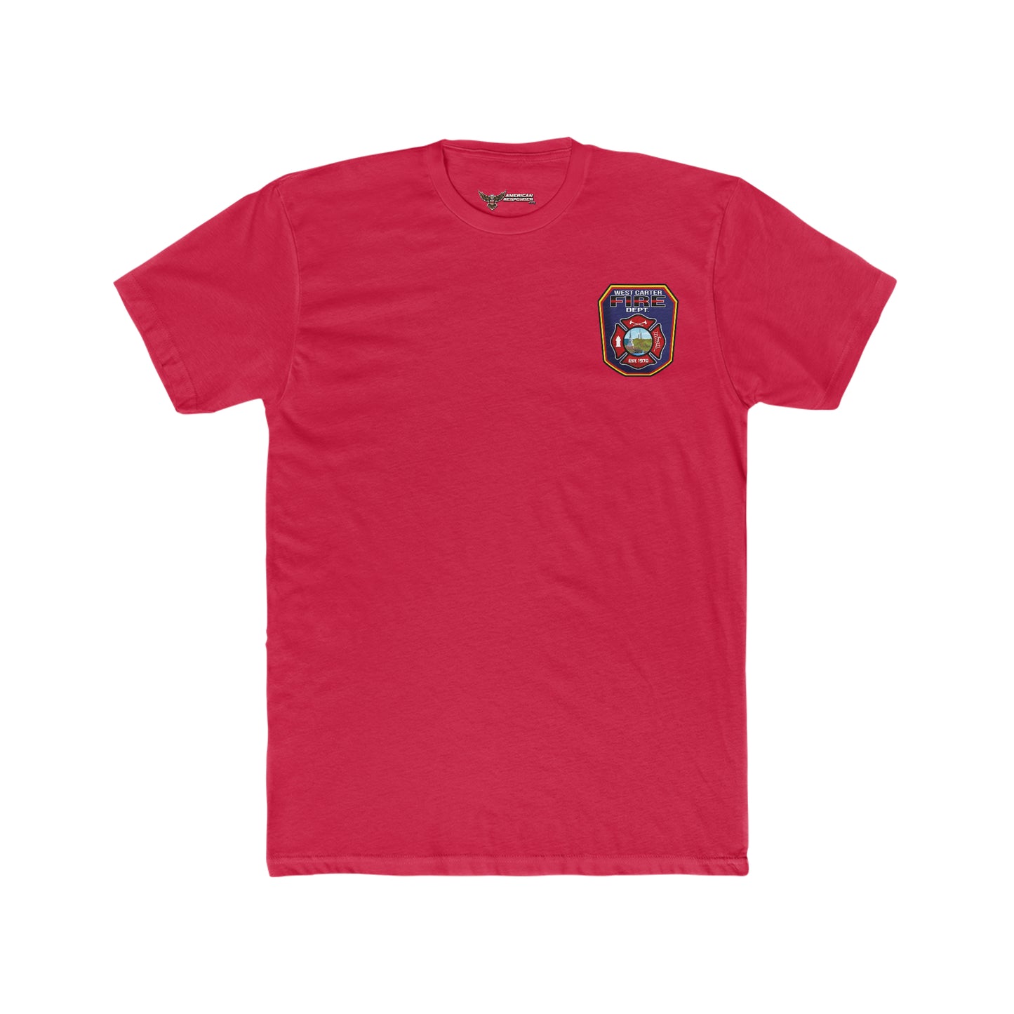 West Carter Fire Dept Cotton Crew Tee - American Responder Designs