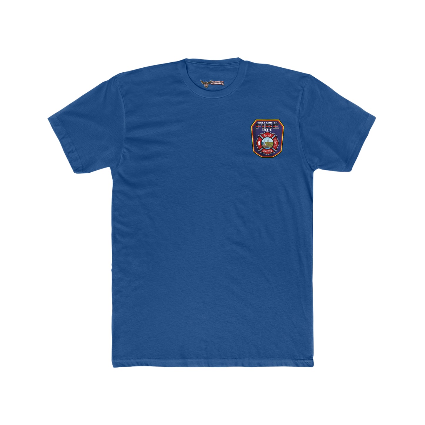 West Carter Fire Dept Cotton Crew Tee - American Responder Designs