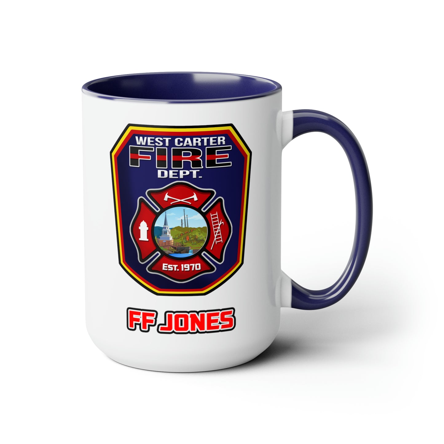 West Carter Personalized Coffee Mugs - American Responder Designs