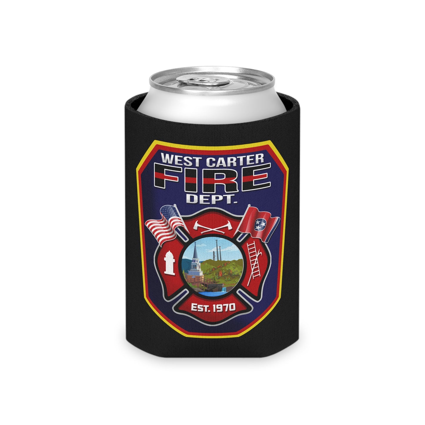 West Carter Fire Dept. Can Cooler - American Responder Designs