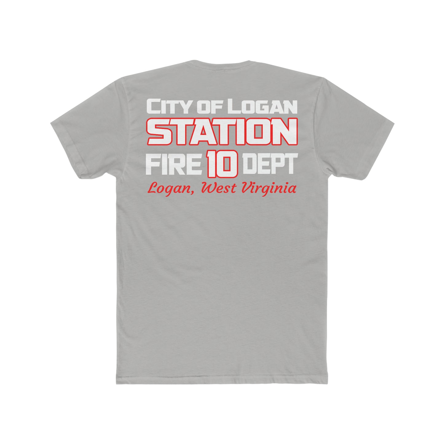 City Of Logan Fire Dept Cotton Duty Crew Tee - American Responder Designs