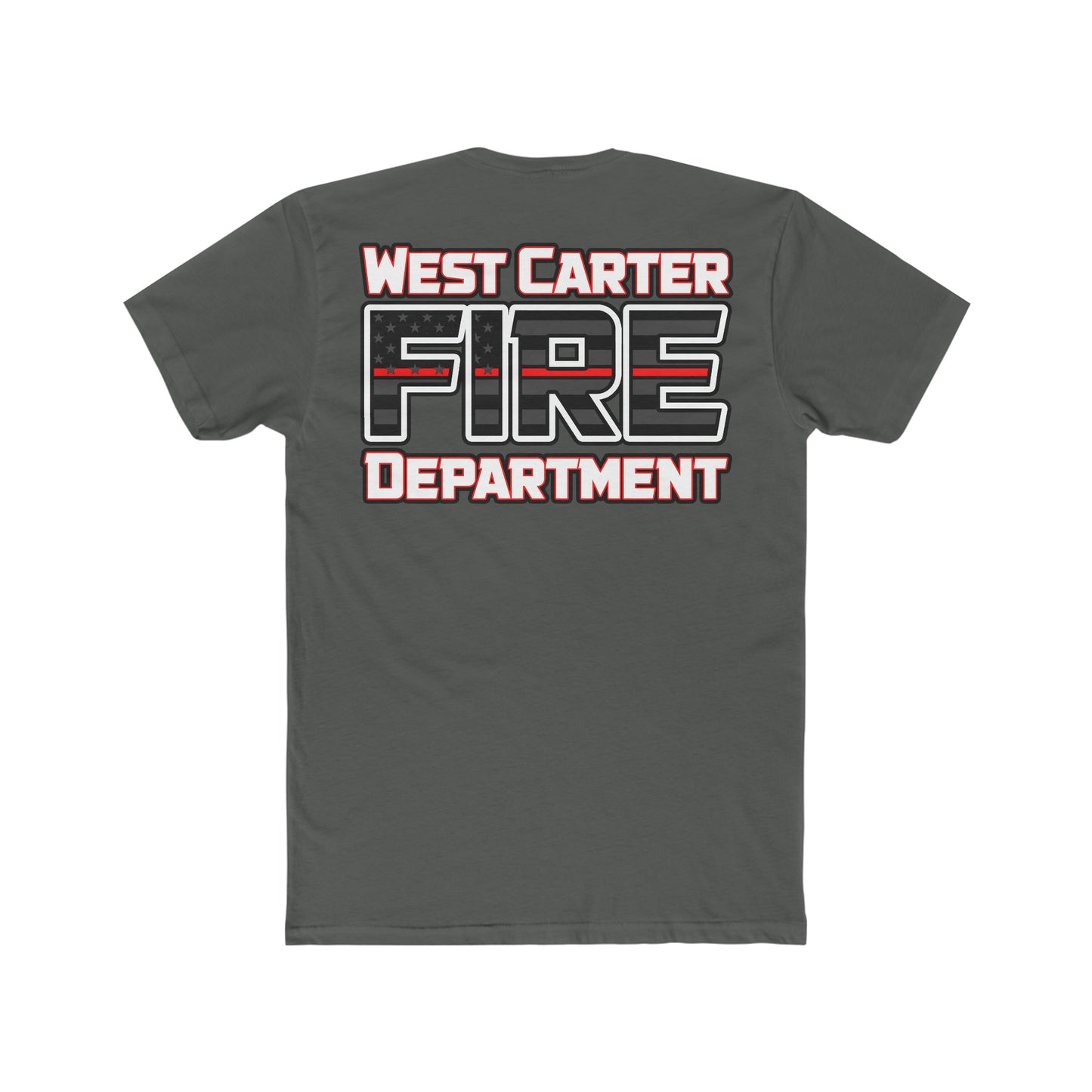 West Carter Fire Dept Cotton Crew Tee - American Responder Designs
