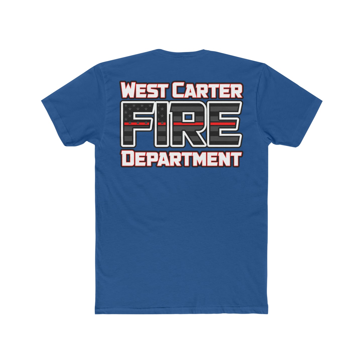 West Carter Fire Dept Cotton Crew Tee - American Responder Designs