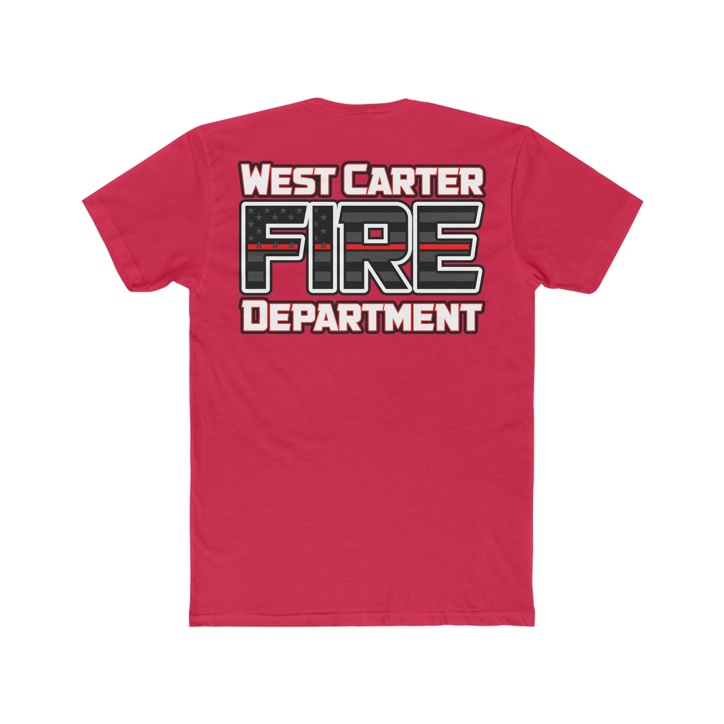 West Carter Fire Dept Cotton Crew Tee - American Responder Designs
