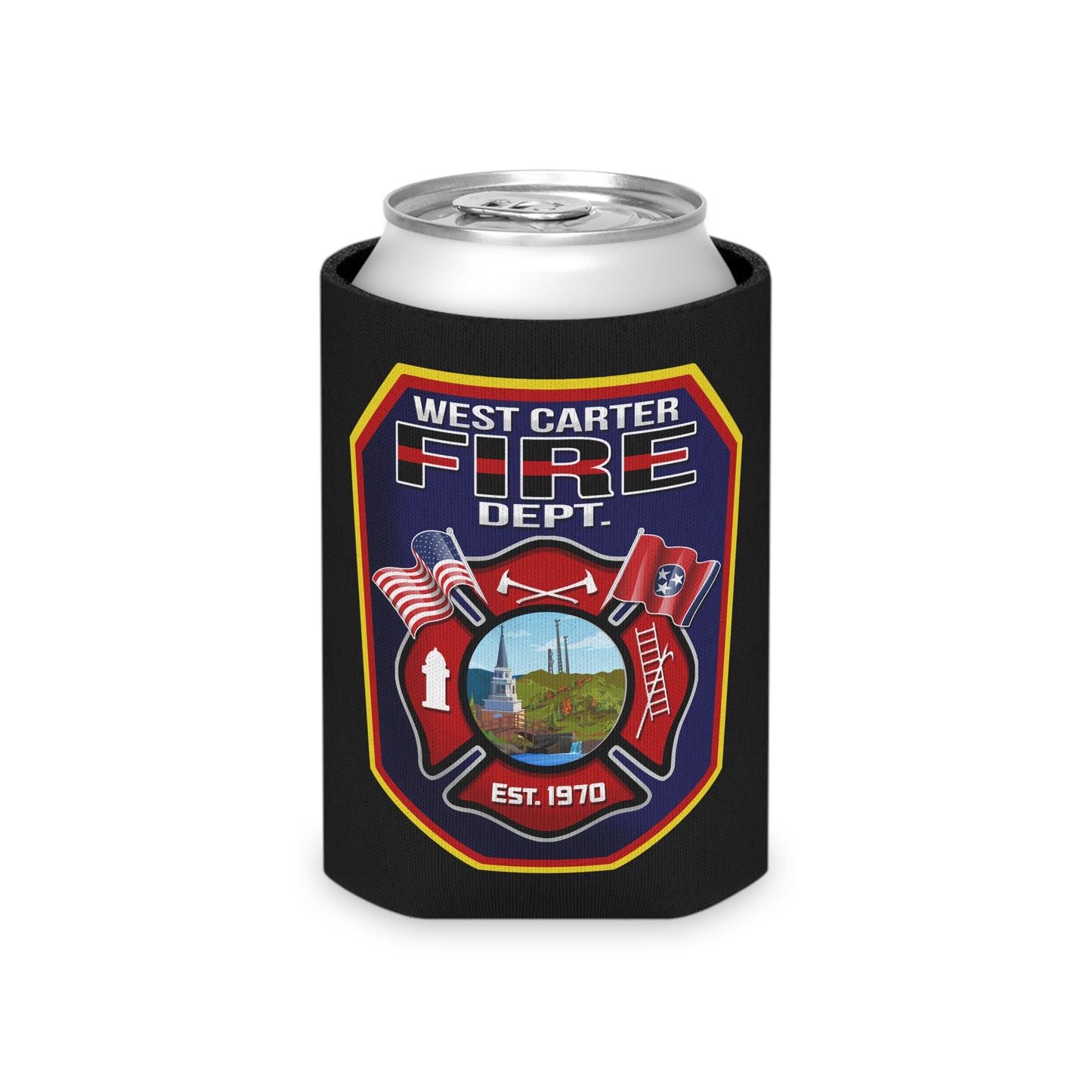 West Carter Fire Dept. Can Cooler - American Responder Designs