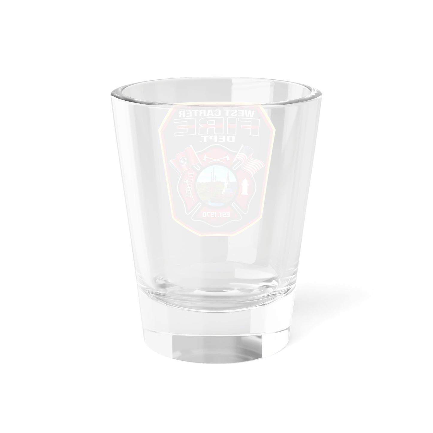 West Carter Shot Glass, 1.5oz - American Responder Designs