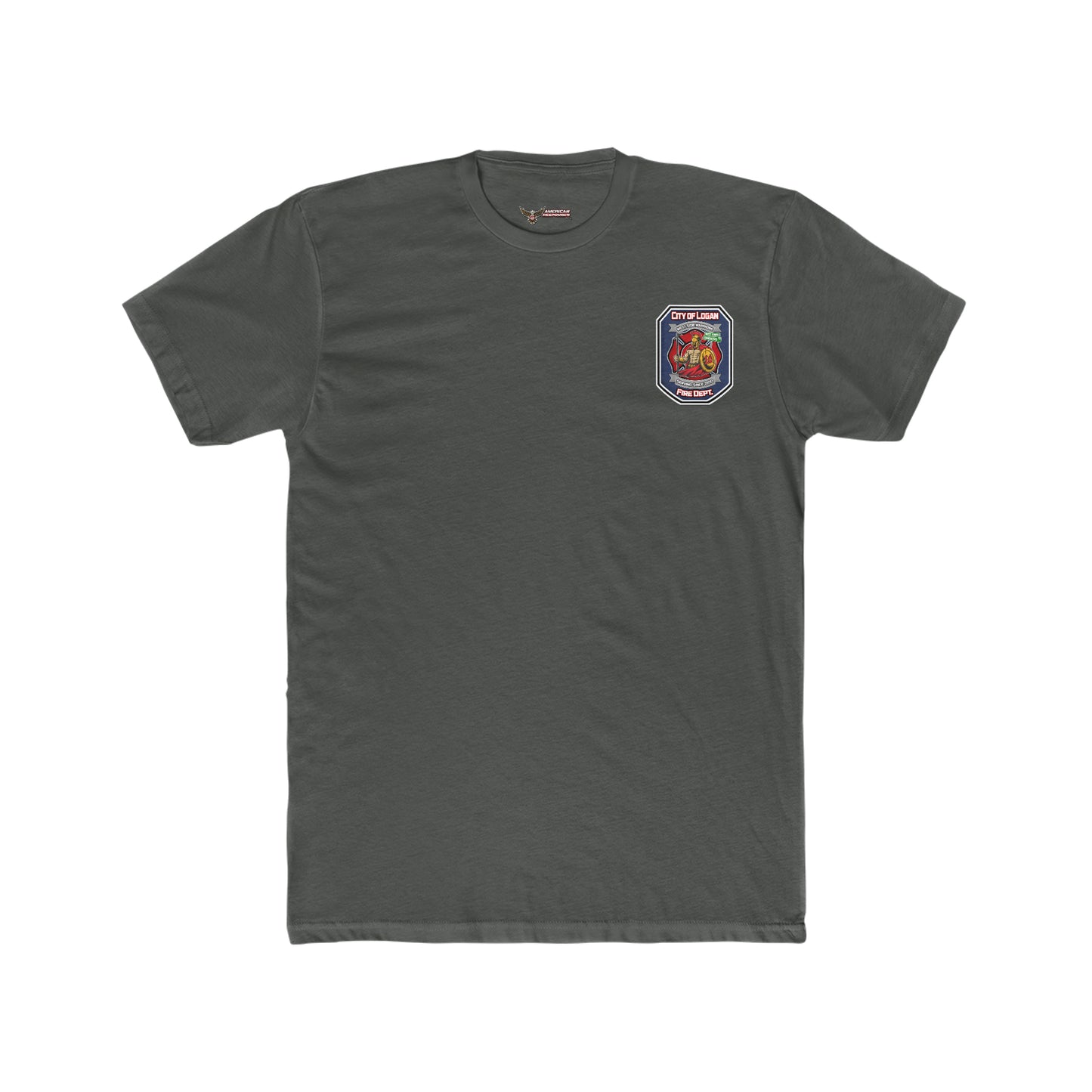 City Of Logan Fire Dept Cotton Duty Crew Tee - American Responder Designs