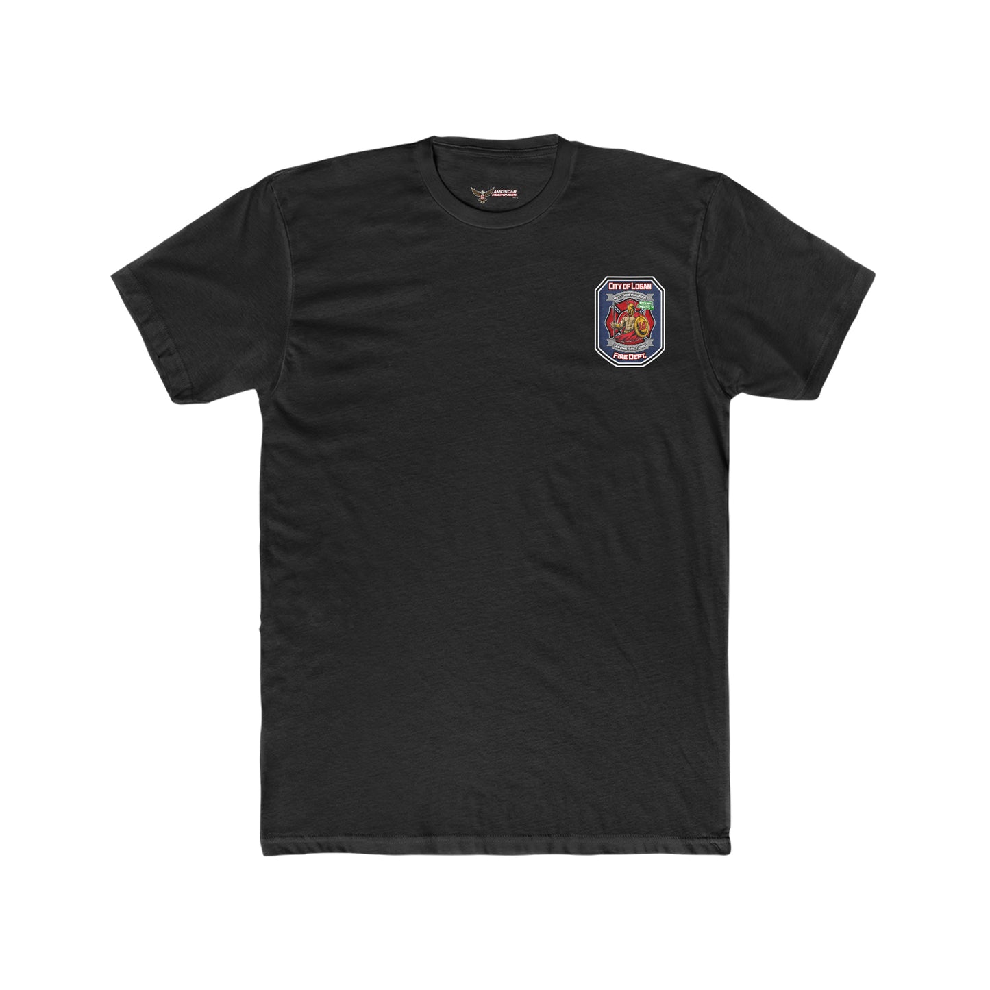 City Of Logan Fire Dept Cotton Duty Crew Tee - American Responder Designs