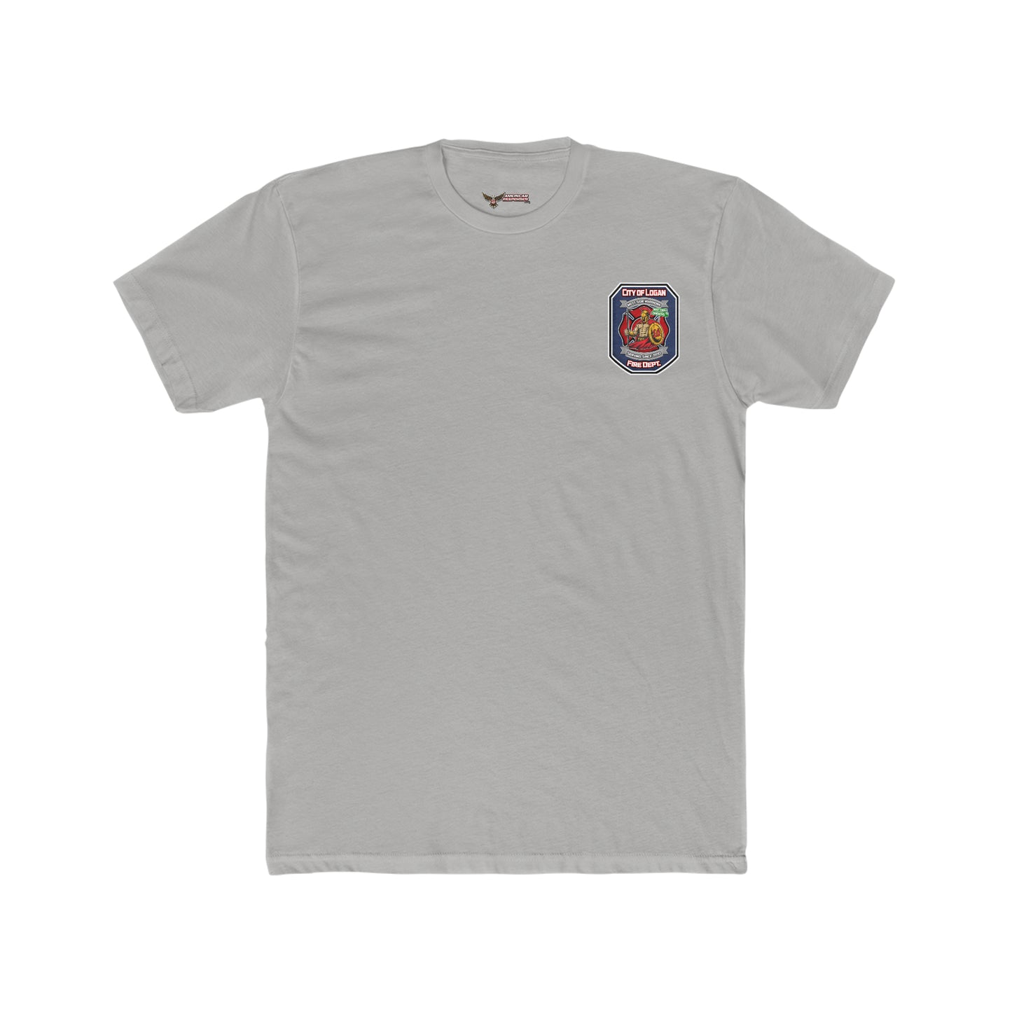 City Of Logan Fire Dept Cotton Duty Crew Tee - American Responder Designs