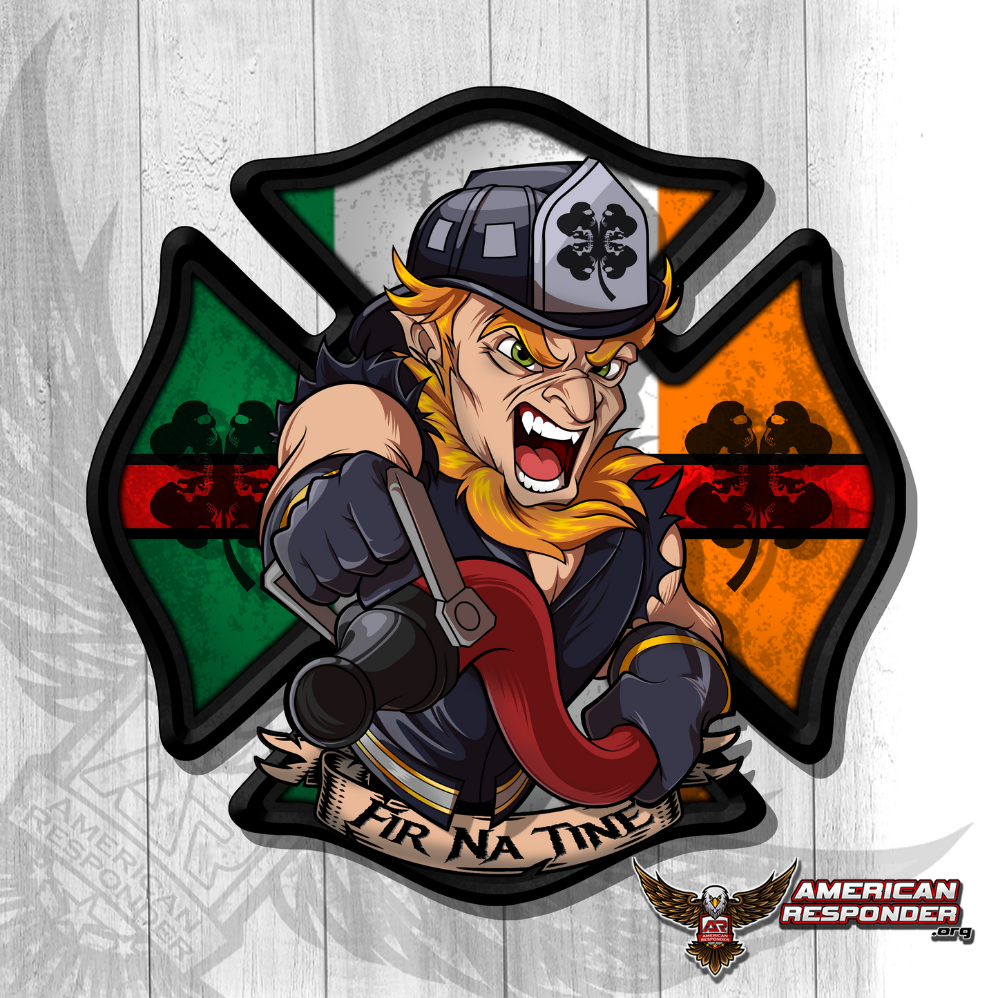 Irish Firefighter Decals - American Responder Designs