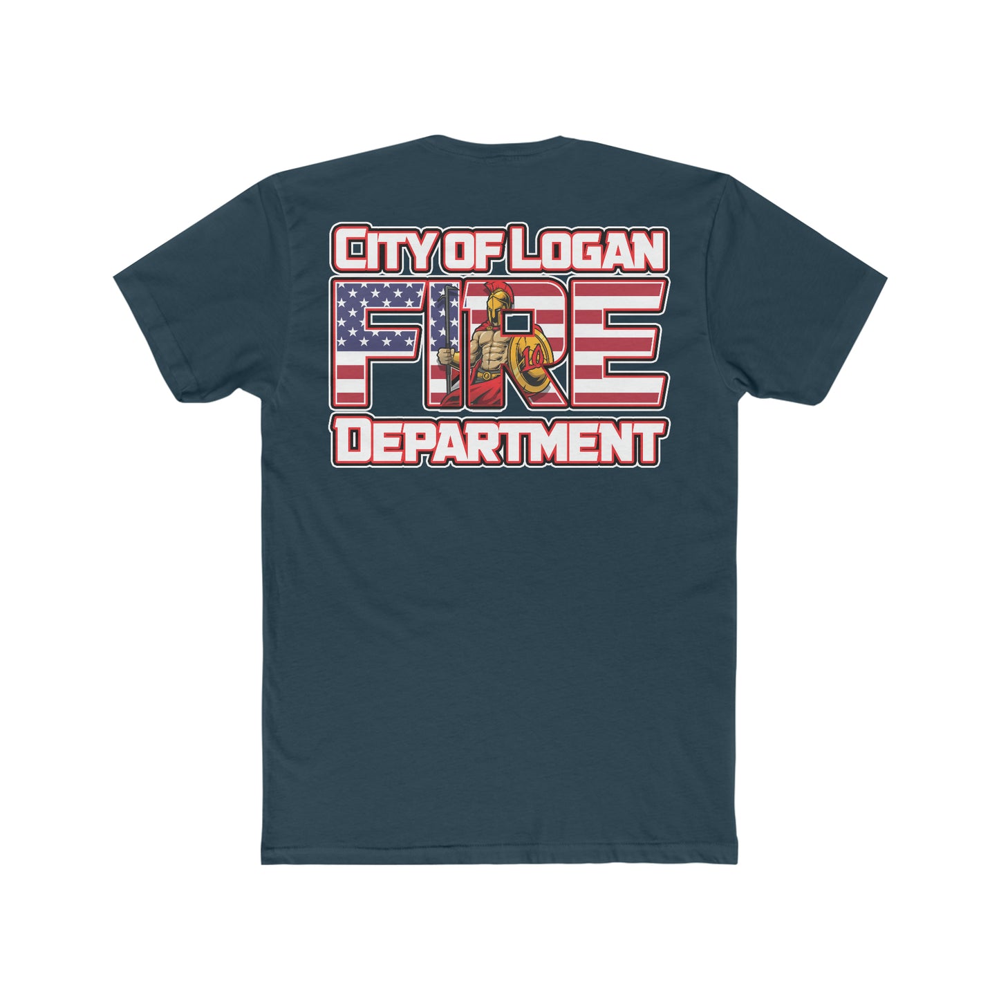 City Of Logan Fire Dept Station Support Tees - American Responder Designs