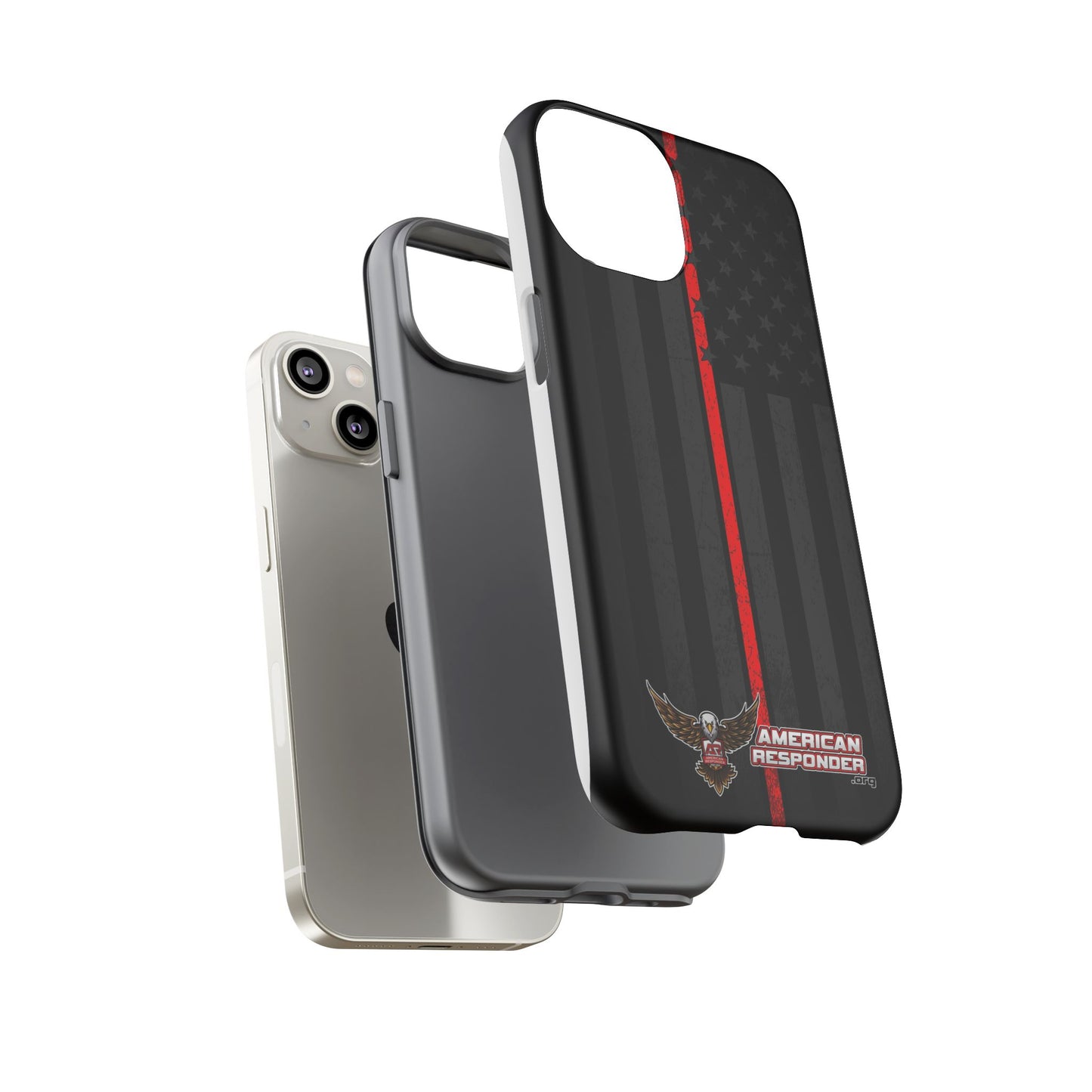 Subdued Firefighter Tough Phone Cases