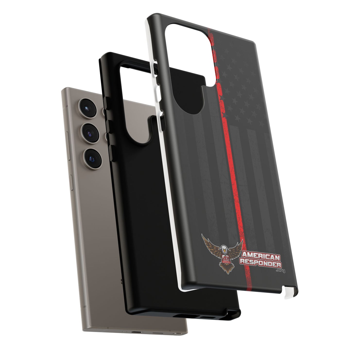 Subdued Firefighter Tough Phone Cases