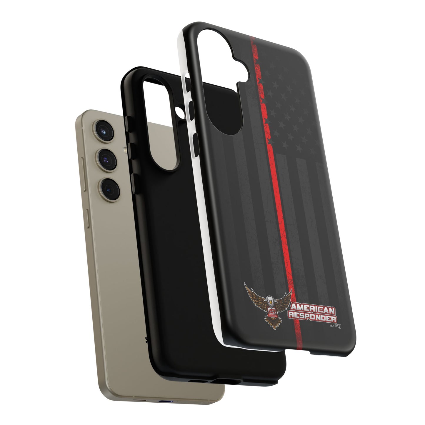 Subdued Firefighter Tough Phone Cases
