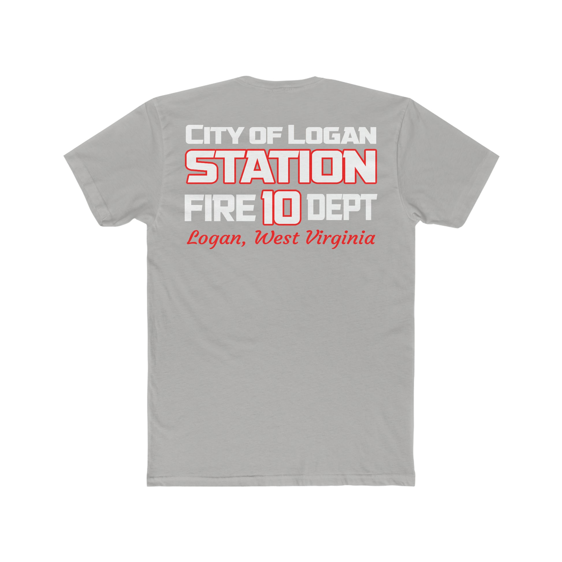 City Of Logan Fire Dept Cotton Duty Crew Tee - American Responder Designs
