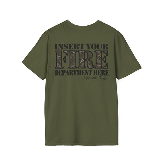 Personalized FD Military Support Shirt - American Responder Designs