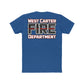 West Carter Fire Dept Cotton Crew Tee - American Responder Designs