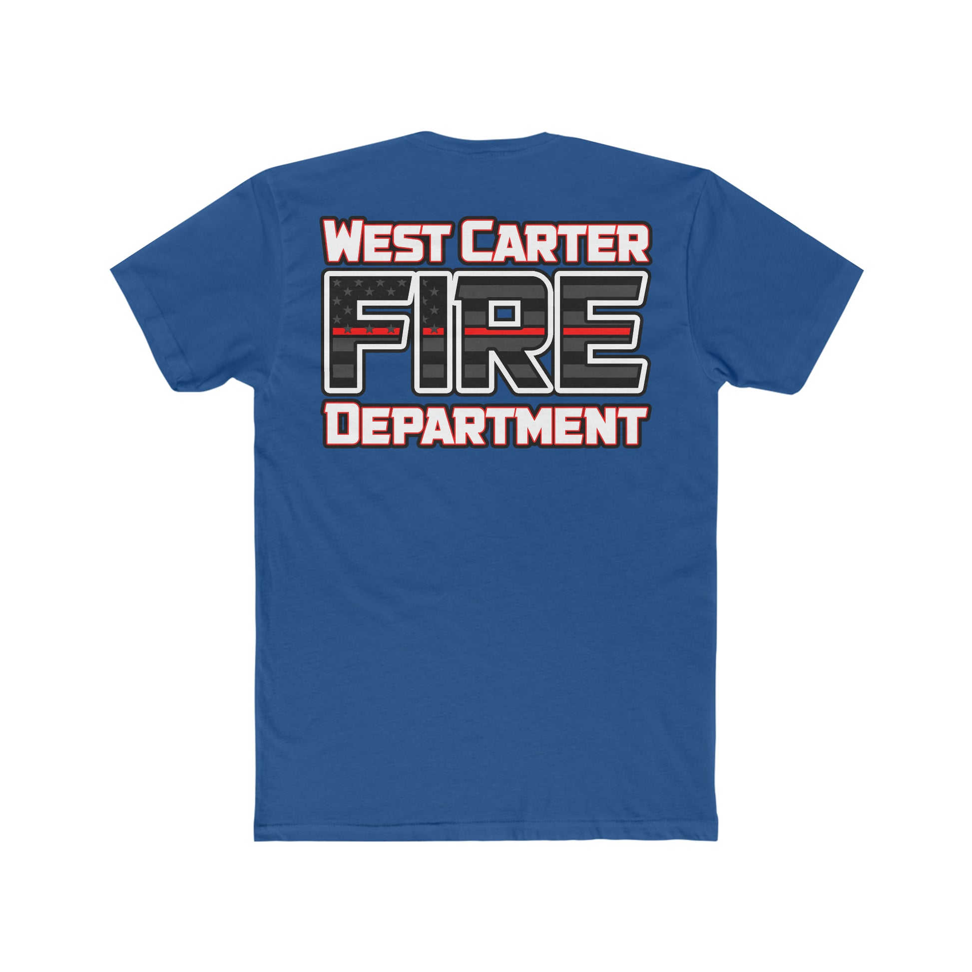 West Carter Fire Dept Cotton Crew Tee - American Responder Designs