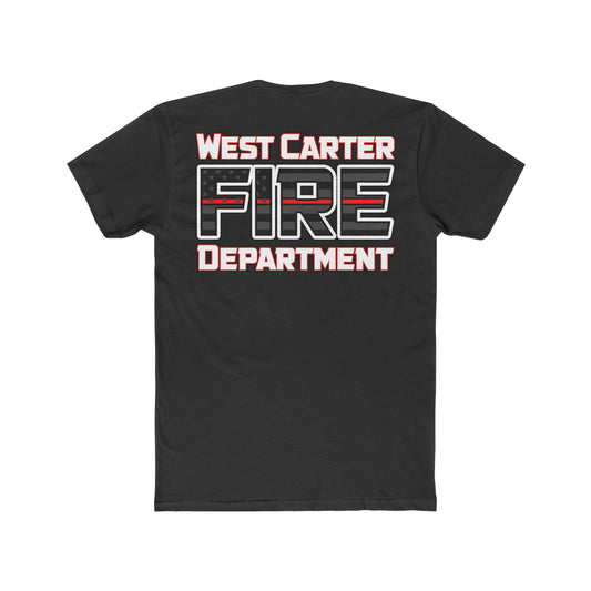 West Carter Fire Dept Cotton Crew Tee - American Responder Designs