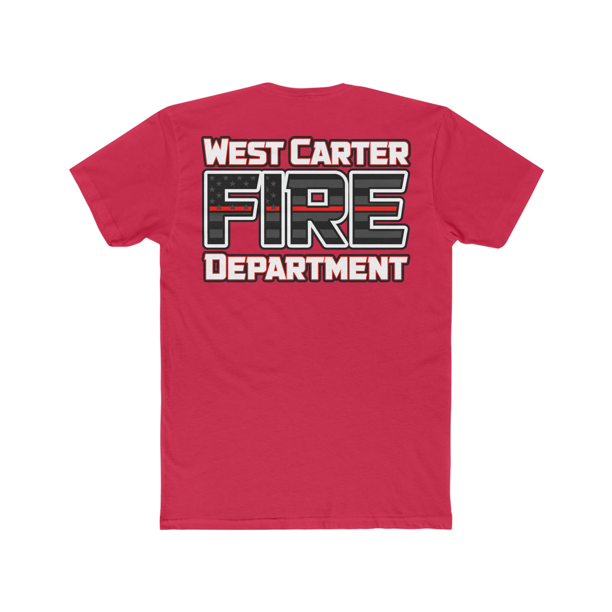 West Carter Fire Dept Cotton Crew Tee - American Responder Designs