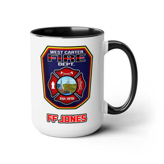 West Carter Personalized Coffee Mugs - American Responder Designs