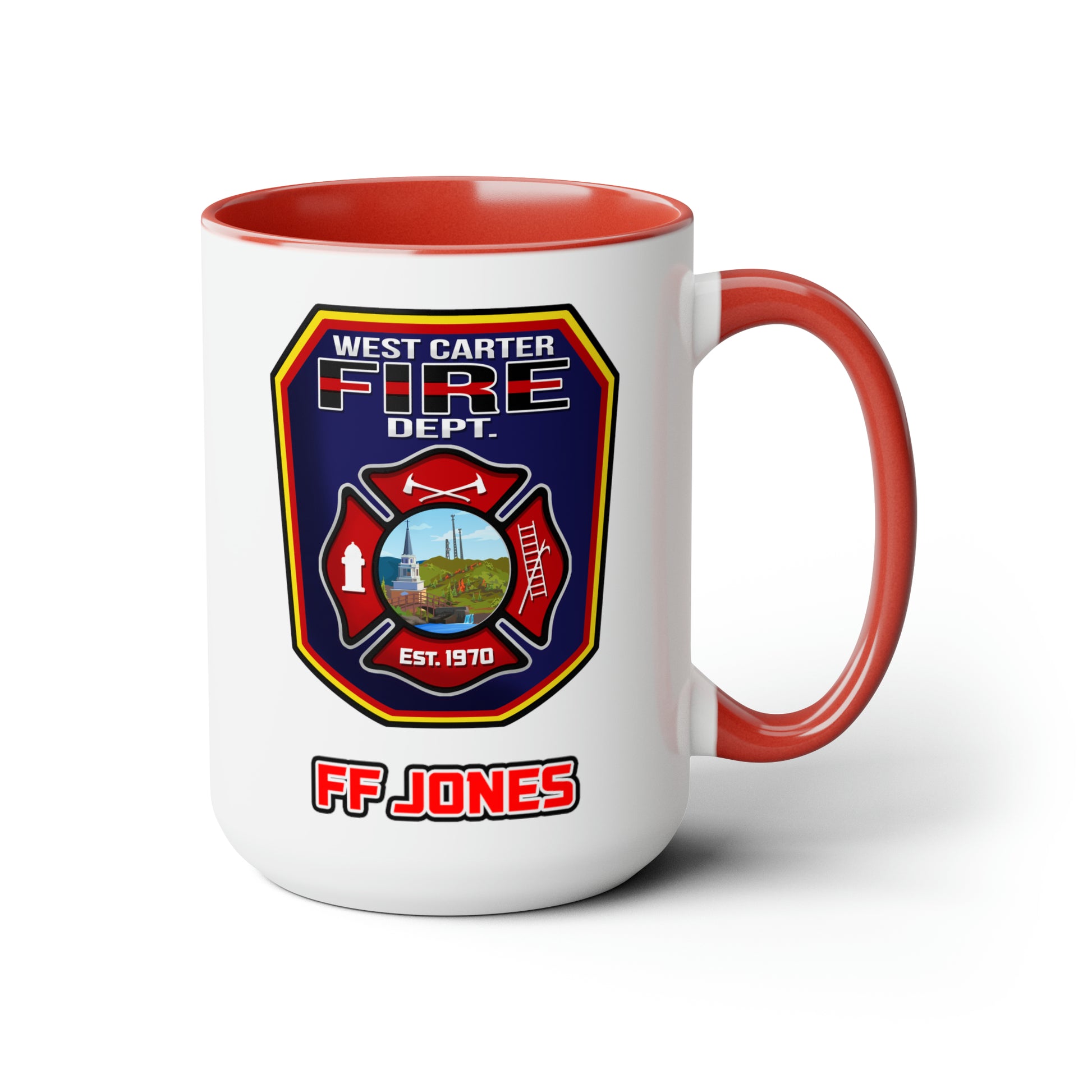 West Carter Personalized Coffee Mugs - American Responder Designs