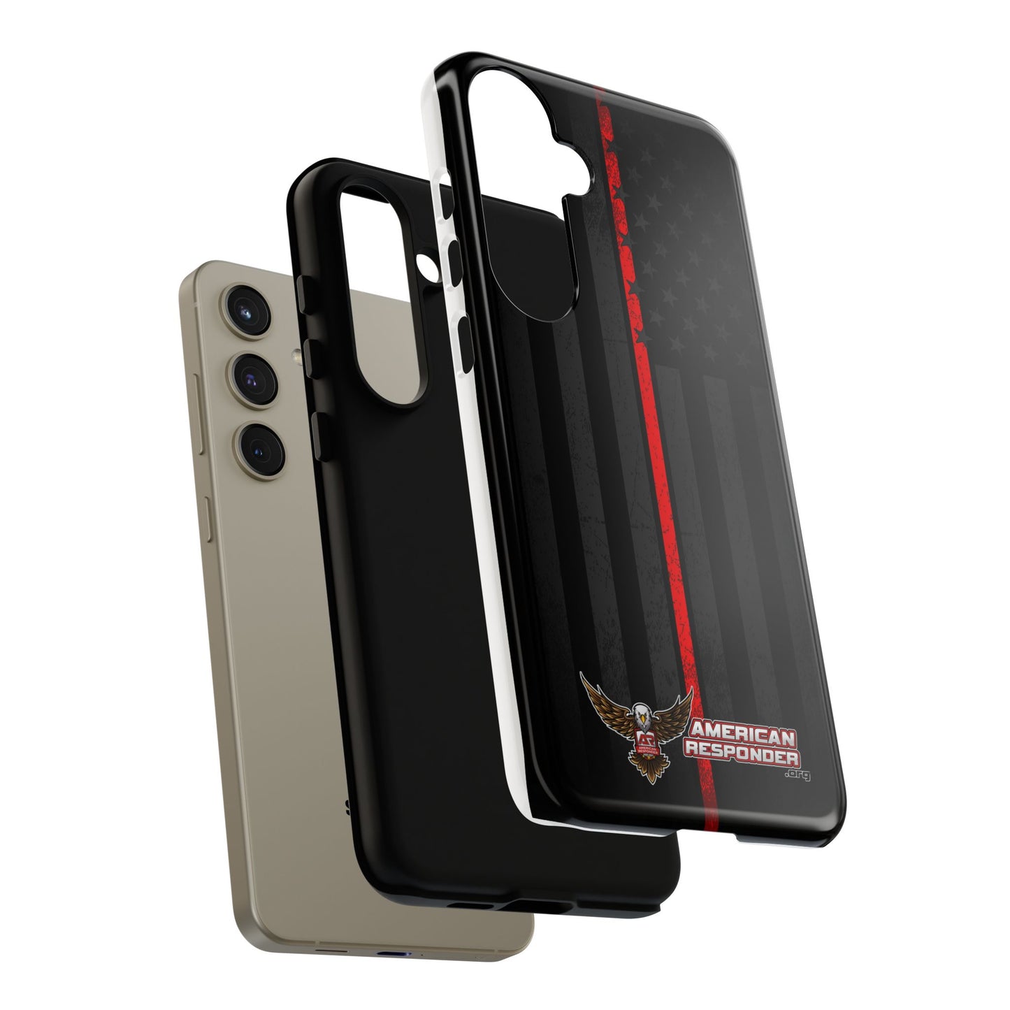 Subdued Firefighter Tough Phone Cases
