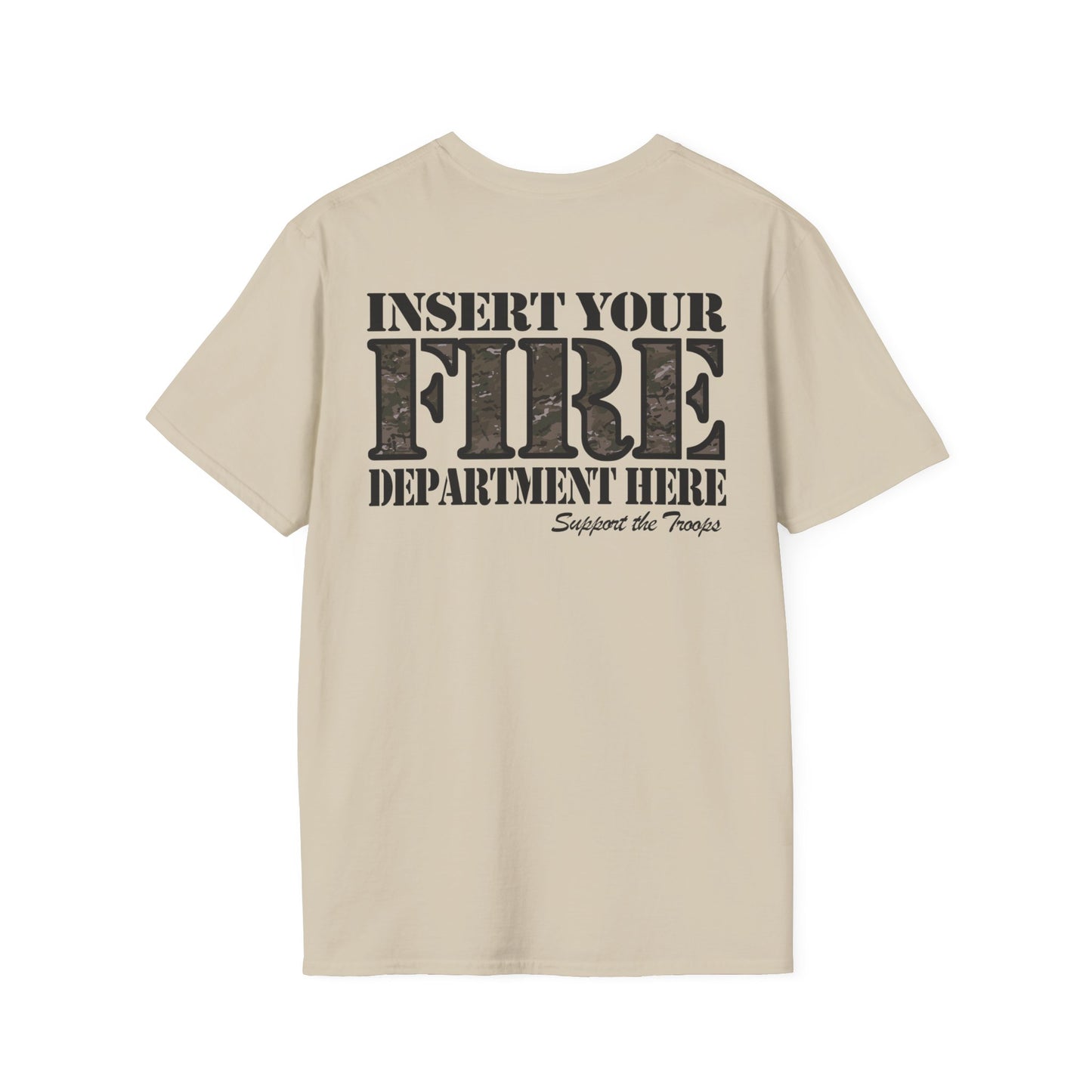 Personalized FD Military Support Shirt - American Responder Designs