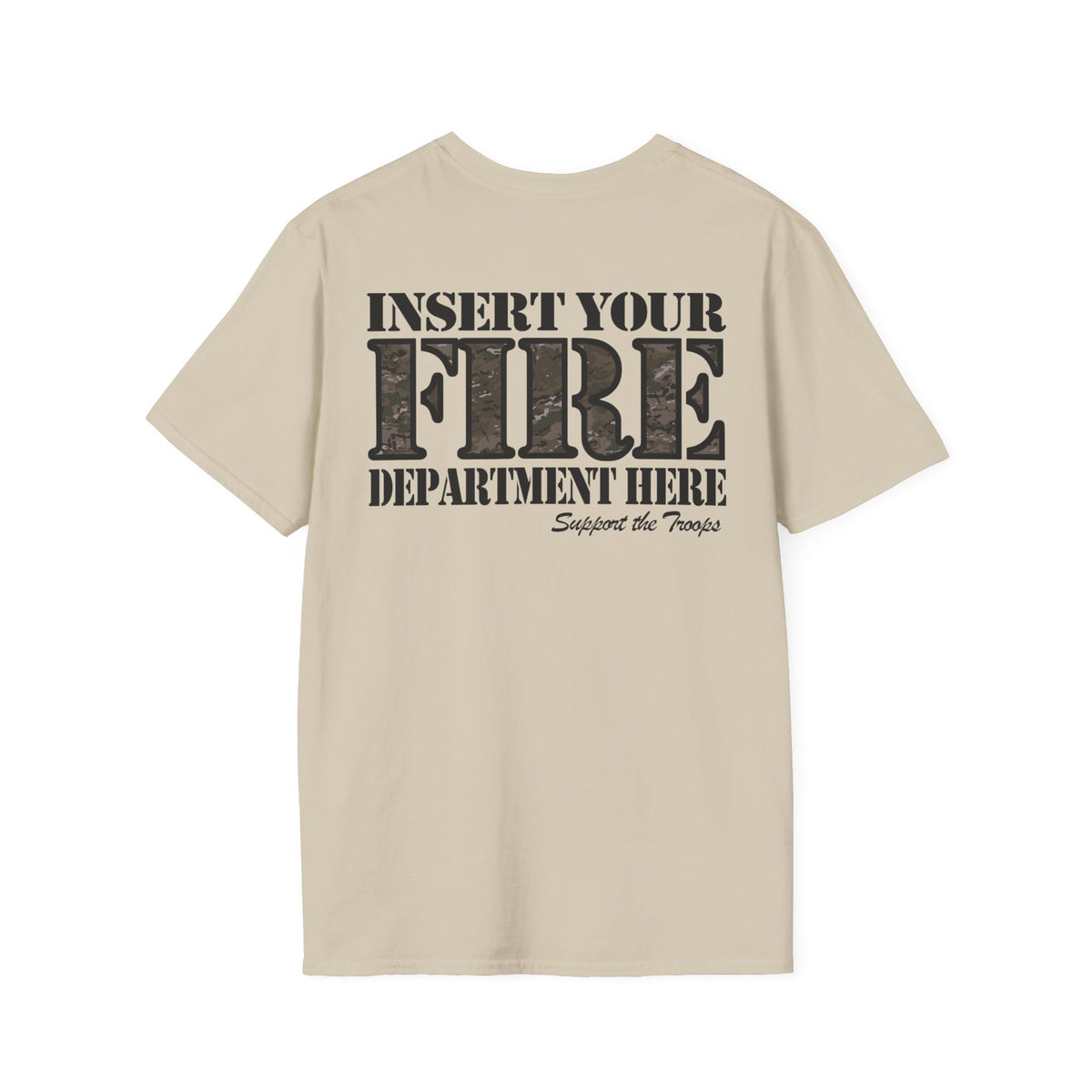 Personalized FD Military Support Shirt - American Responder Designs
