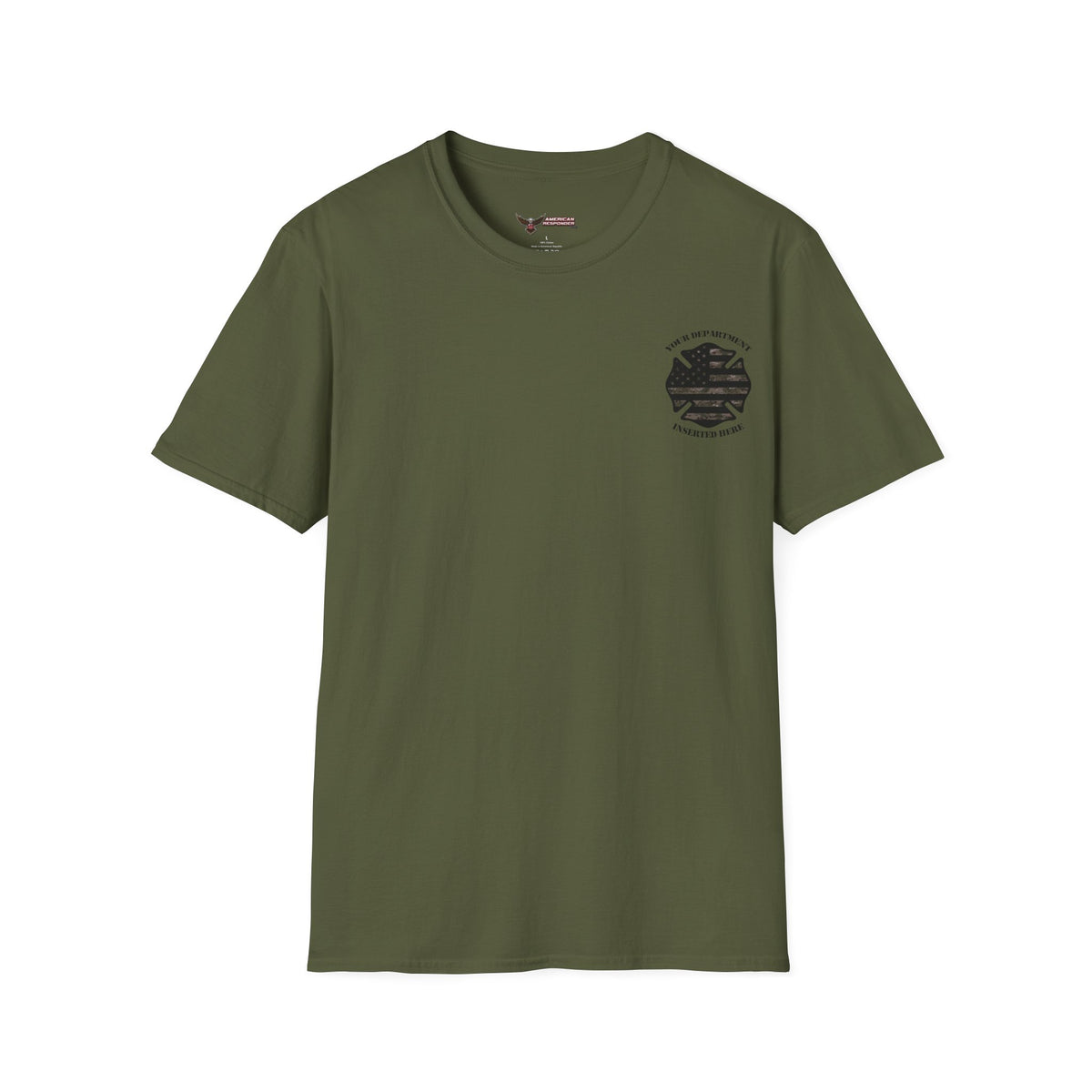 Personalized FD Military Support Shirt - American Responder Designs