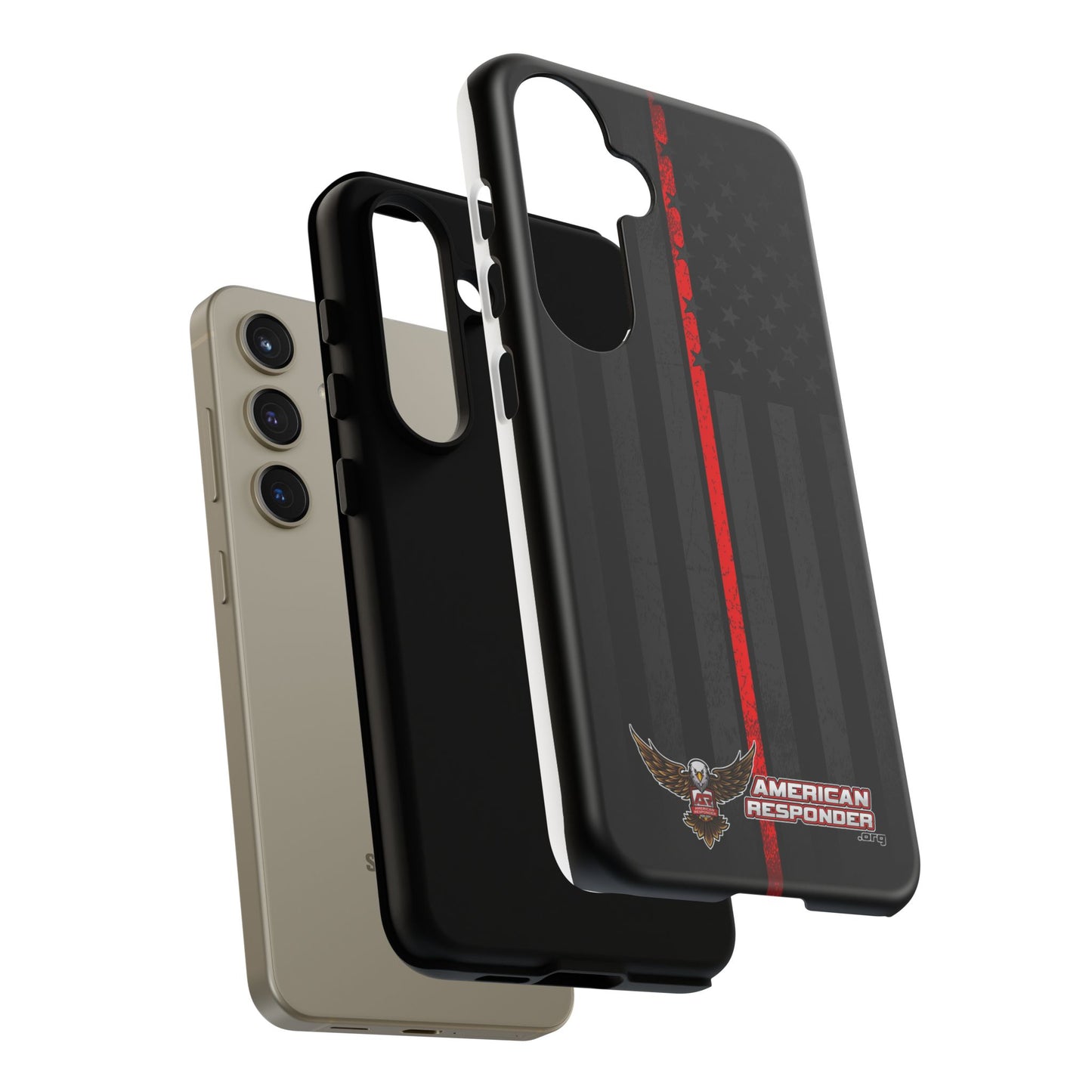 Subdued Firefighter Tough Phone Cases