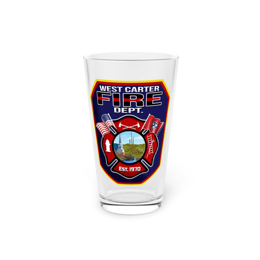 West Carter Pint Glass, 16oz - American Responder Designs