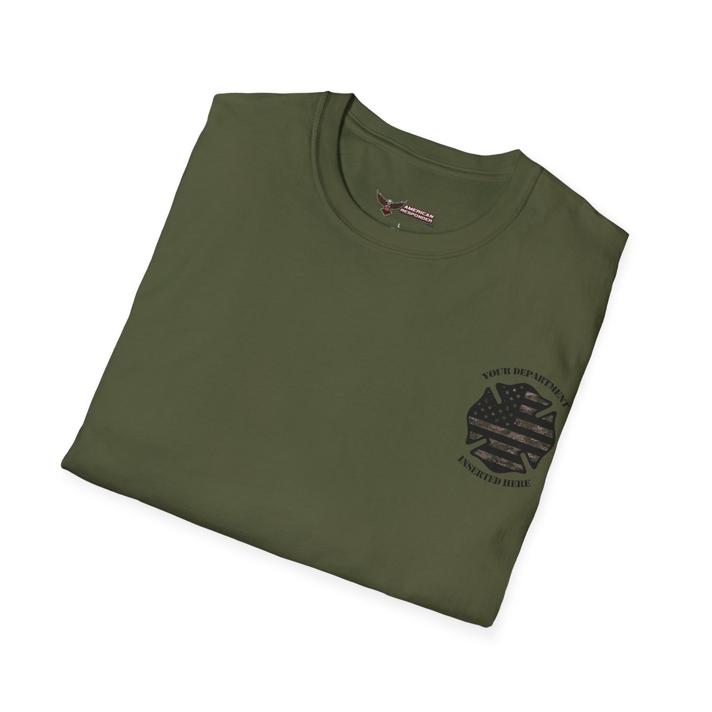 Personalized FD Military Support Shirt - American Responder Designs