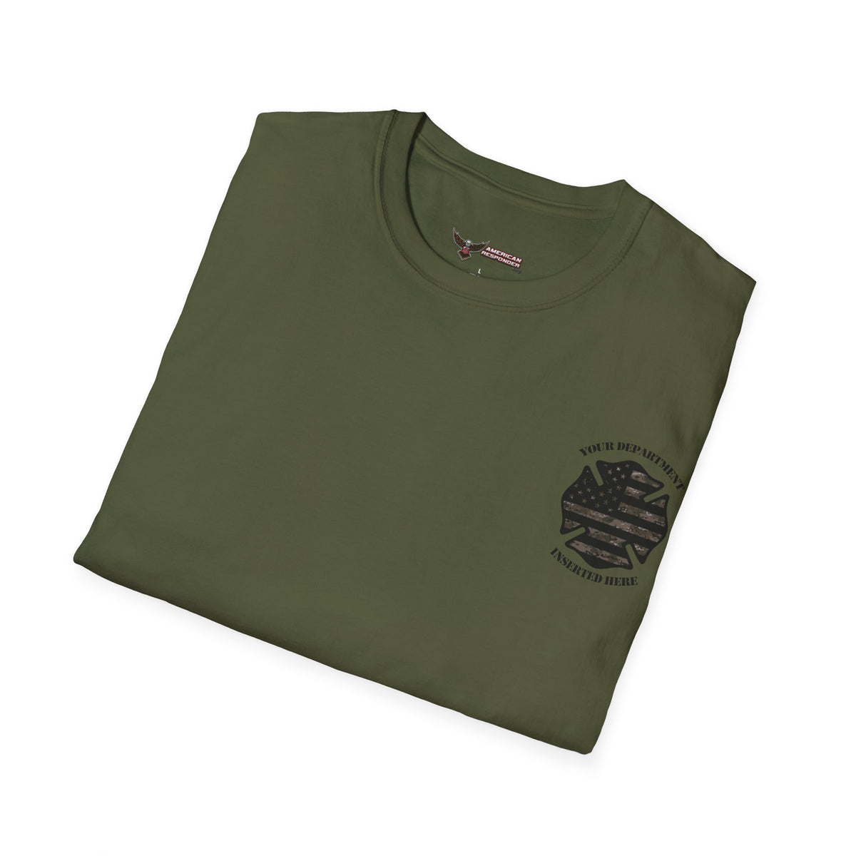 Personalized FD Military Support Shirt - American Responder Designs