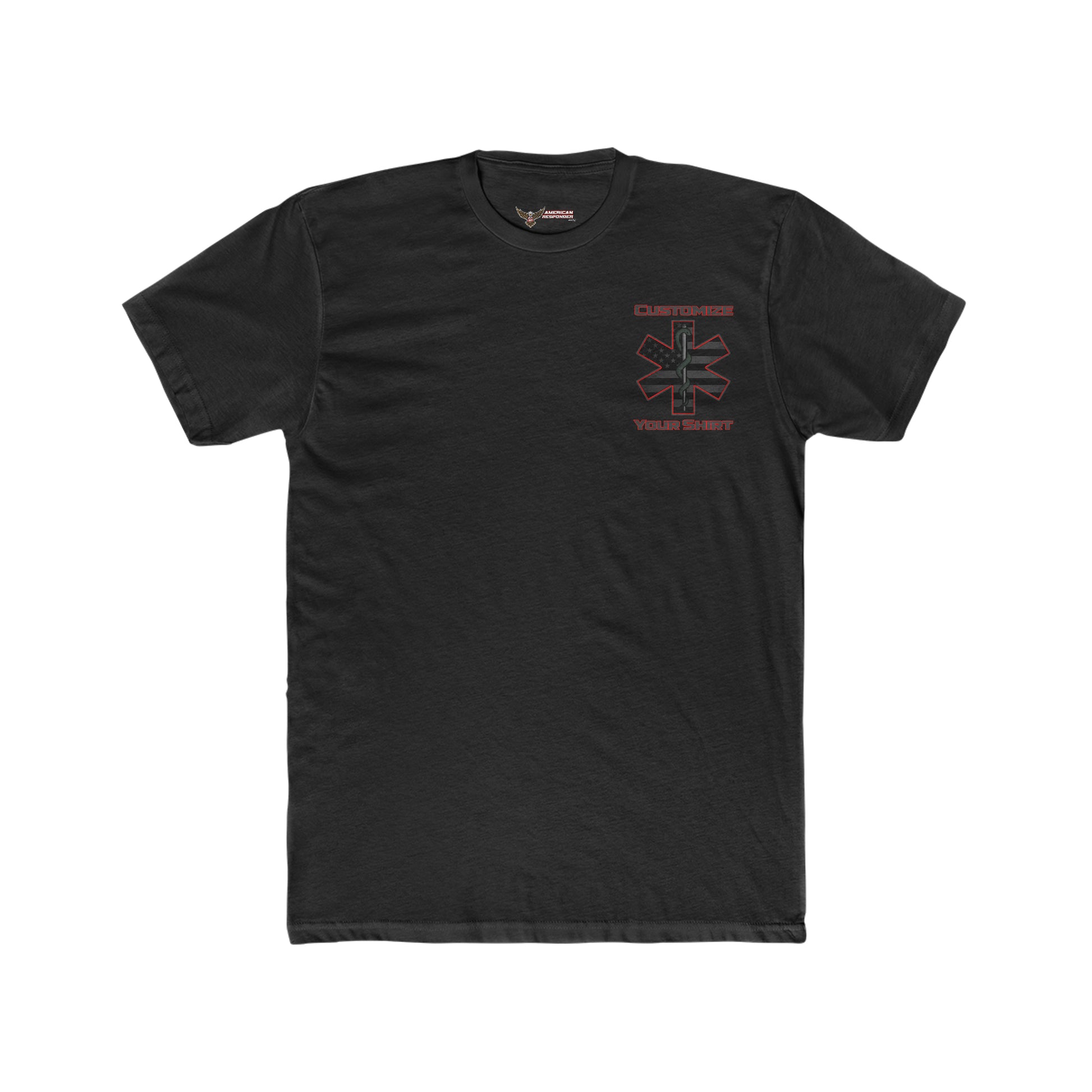 Personalized Subdued EMS Shirt - American Responder Designs