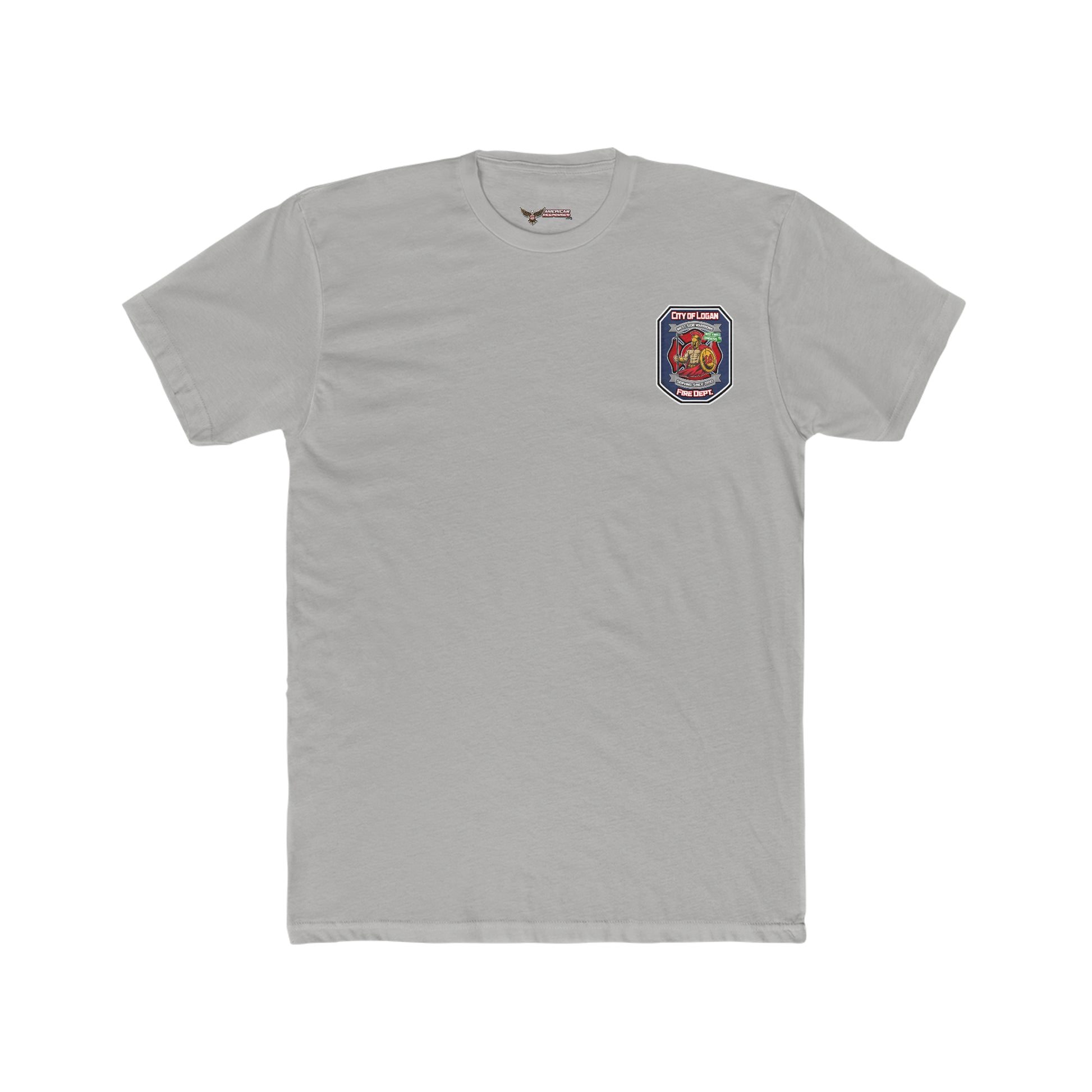 City Of Logan Fire Dept Cotton Duty Crew Tee - American Responder Designs