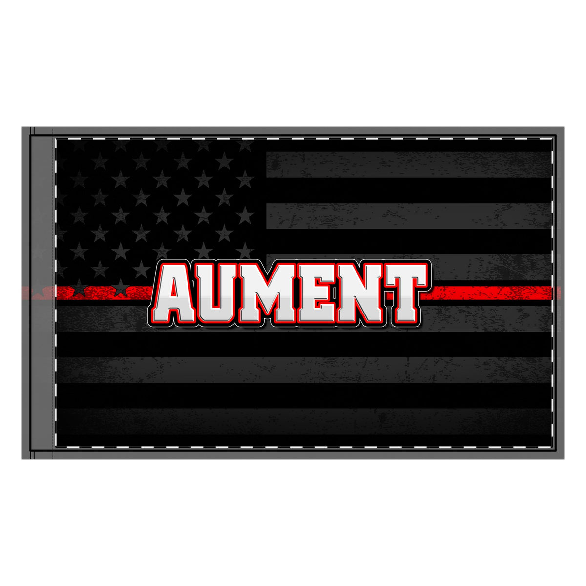 Personalized Subdued Firefighter Flag