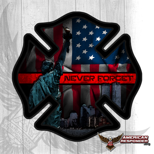 9/11 Never Forget Decals - American Responder Designs
