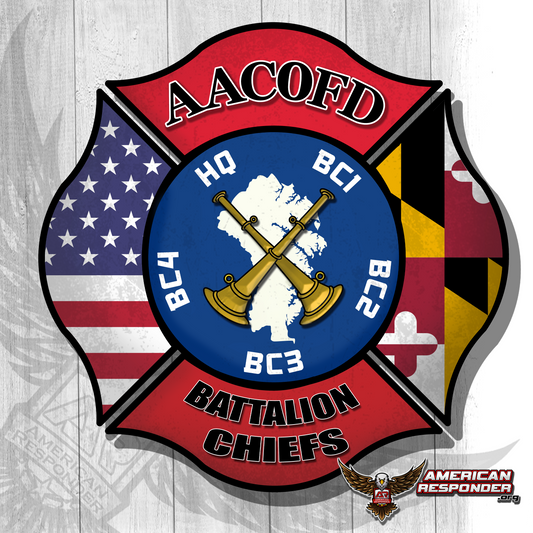 AACoFD Battallion Chief Decal Order - American Responder Designs