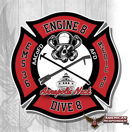 AACoFD Station 8 Decal Order - American Responder Designs