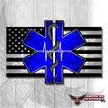 Subdued American Blue EMS Decals - American Responder Designs