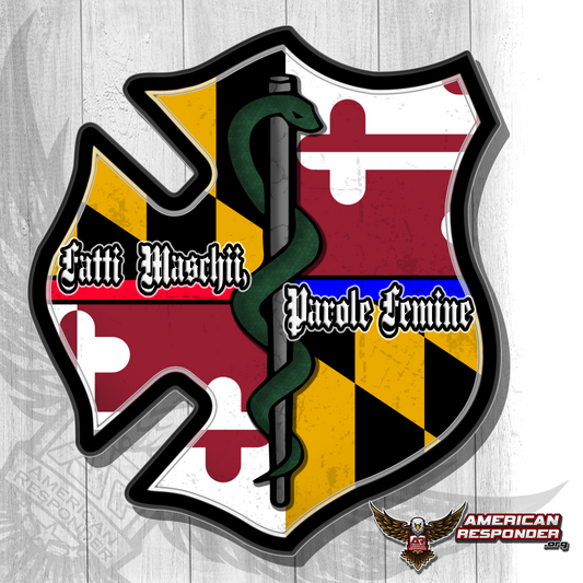 Maryland Emergency Responder Decals - PRE-ORDER