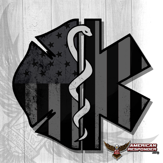 American Subdued Fire/EMS Decal