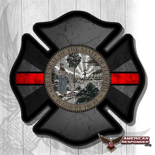 Florida Subdued Fire Decals - American Responder Designs