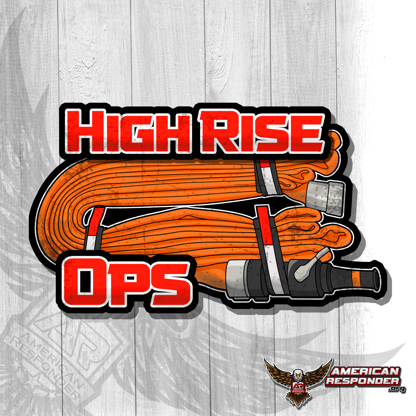 High Rise Ops Decal - American Responder Designs