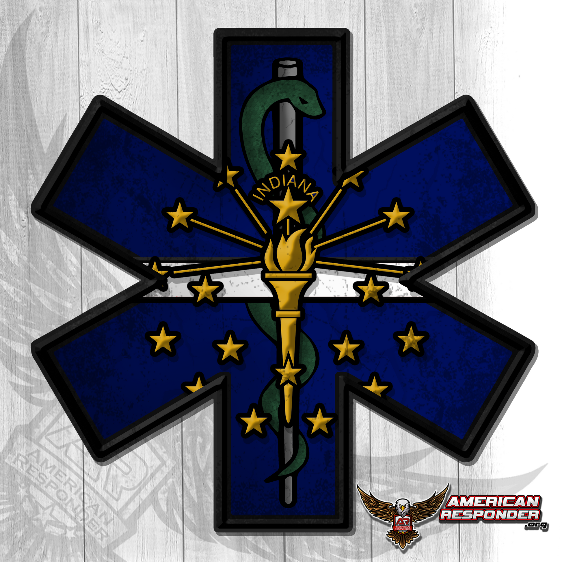 Indiana EMS Decals - American Responder Designs