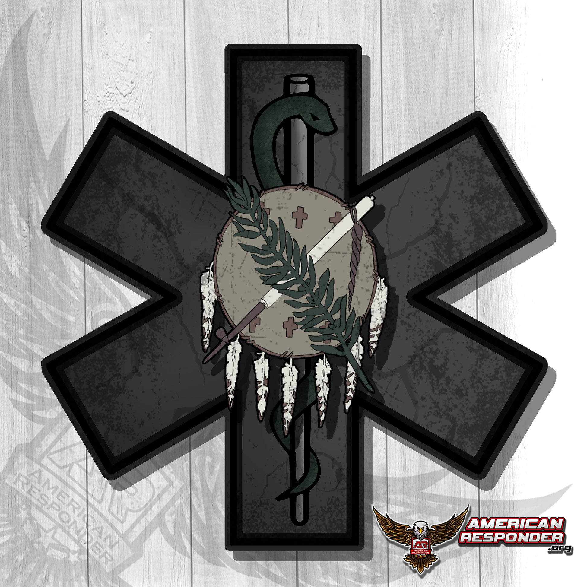 Oklahoma Subdued EMS Decals - American Responder Designs