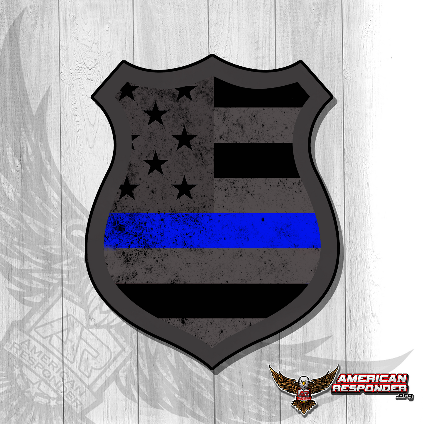 Tactical Police Subdued Decal - American Responder