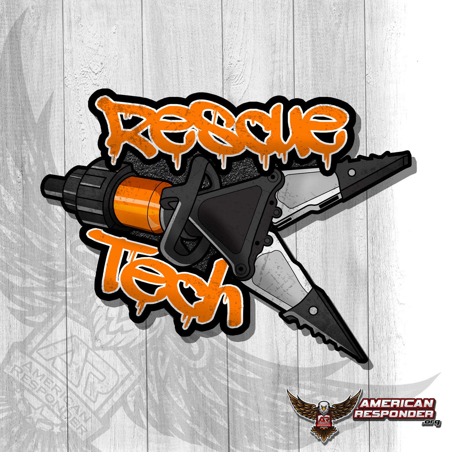 Rescue Tech Spreaders Decal - American Responder Designs